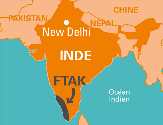 Carte coopÃ©rative FTAK en Inde- Noix de cajou au poivre noir
